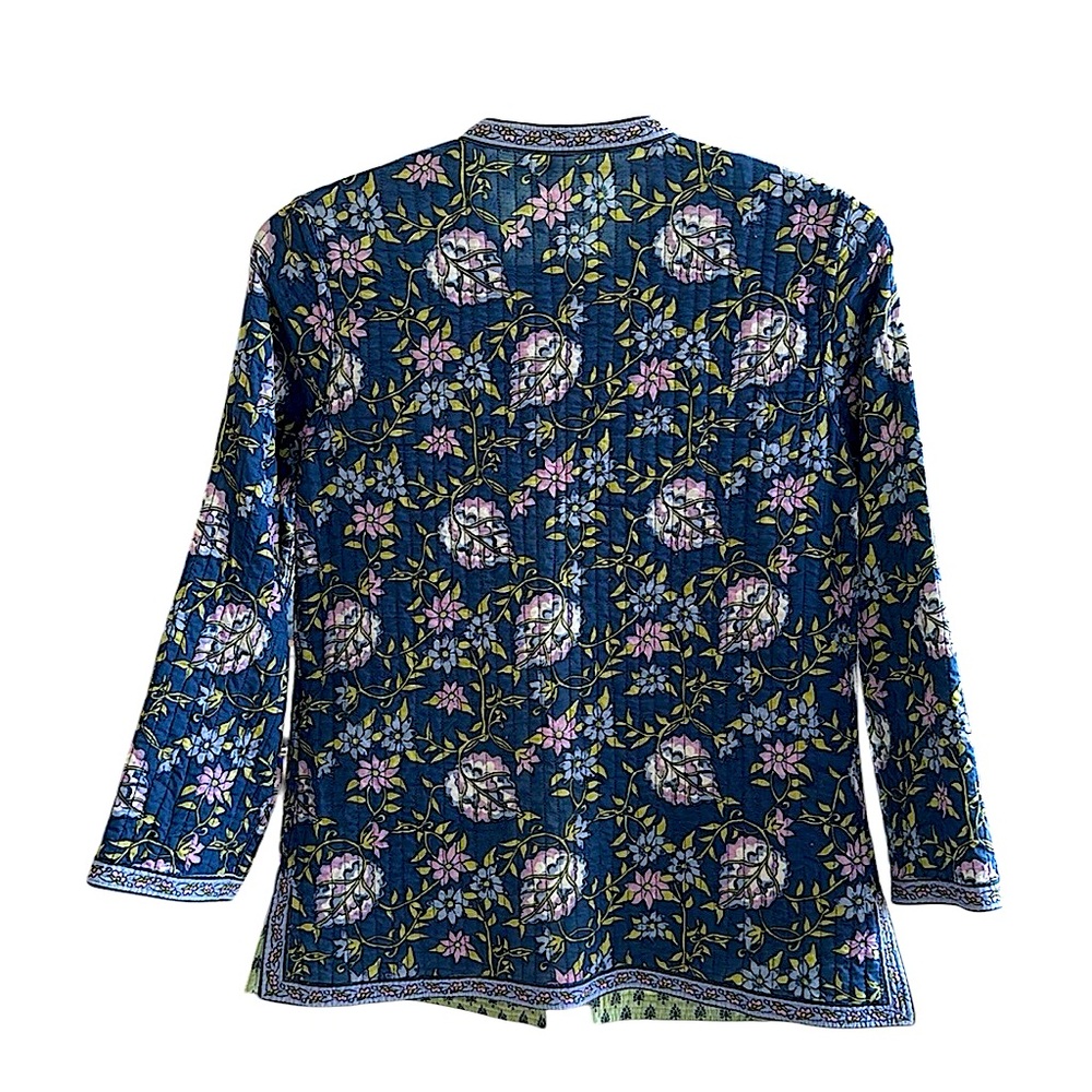 Quilted Reversible Jacket Blue M - Picture 4 of 4